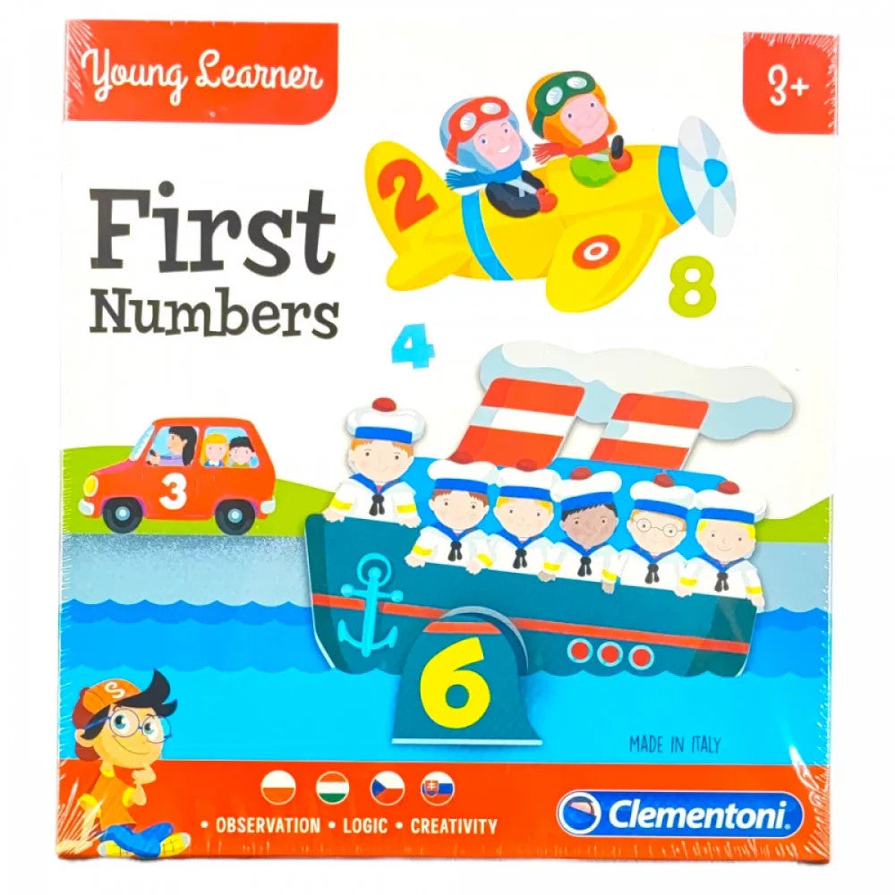 Krāso Young&Learner Clementoni Pirmie skaitļi izglītojošā spēle