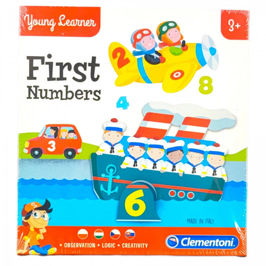 Krāso Young&Learner Clementoni Pirmie skaitļi izglītojošā spēle