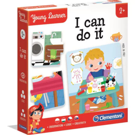 Krāso Young&Learner I Can Do It izglītojošā spēle Clementoni