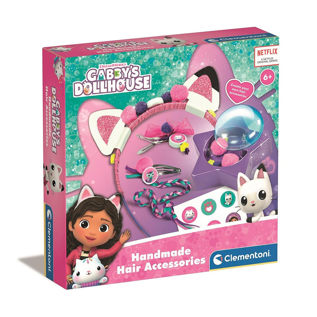 Gabby's Dollhouse kaķa ausu matu aksesuāru komplekts Clementoni