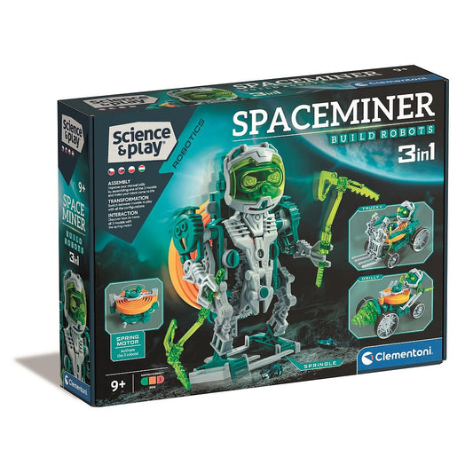 Clementoni 3 vienā robotu būvēšanas komplekts "Spaceminer"