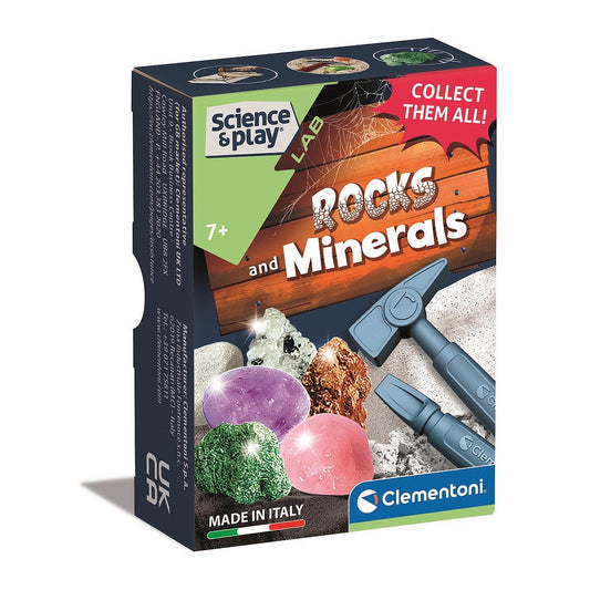 Krāsu zinātnes mini minerālu izpētes radošais komplekts Clementoni