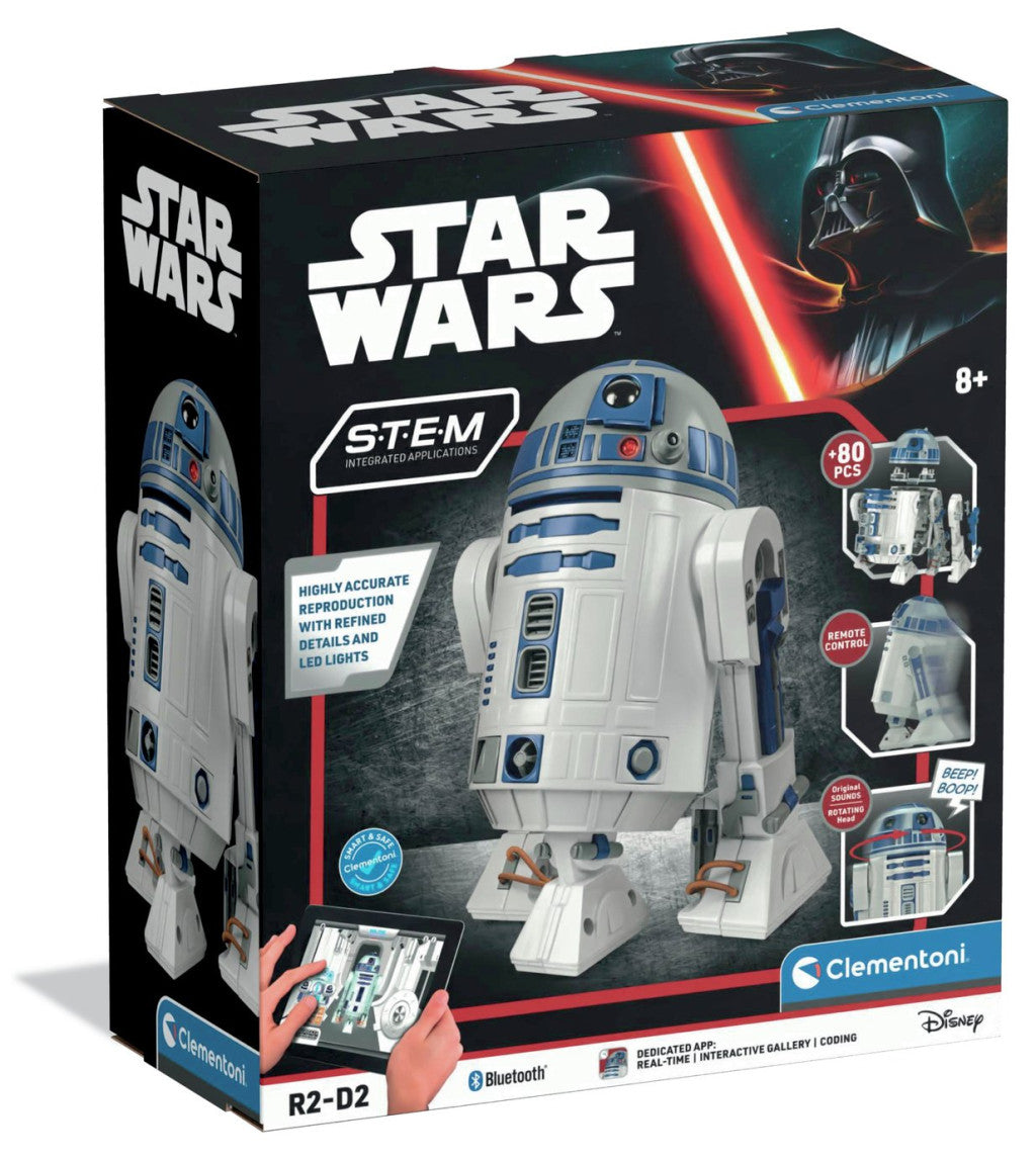 Zvaigžņu karu R2D2 programmējama robota rotaļlieta Clementoni