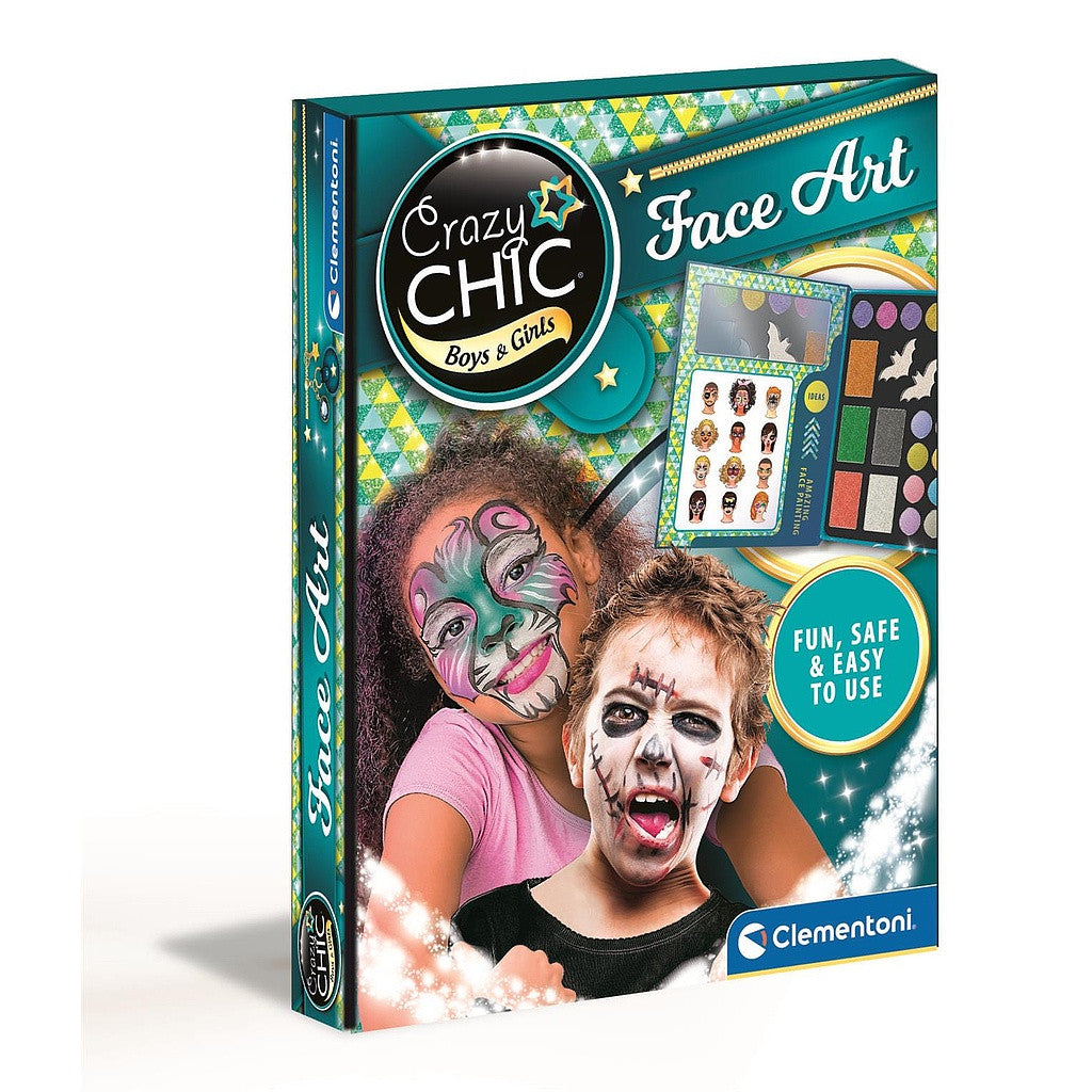 Crazy Chic Lielisks sejas apgleznošanas komplekts Clementoni