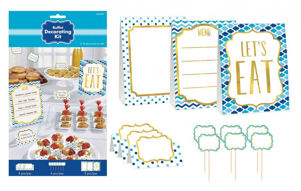 Krāsainā galda mini dekorāciju komplekts, 12 daļas