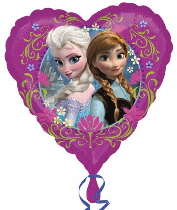Disney Frozen sirds formas folijas balons 43 cm (WP)