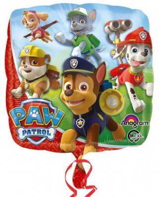 Folijas balons "Ķepu patruļa" 43 cm
