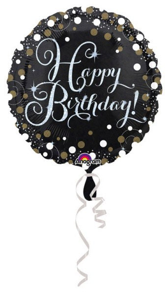 Daudz laimes dzimšanas dienā! Folijas balons 43 cm