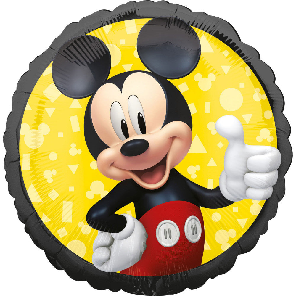 Disney Mikijs Mūžīgi Dzeltens F√≥lia lufi 43 cm