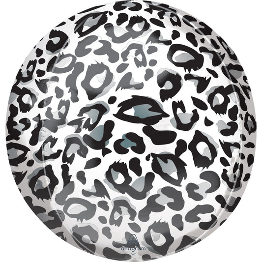 Folijas balons ar leoparda rakstu, 40 cm