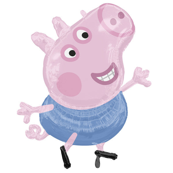 Peppa Pig zils folijas balons 61 cm