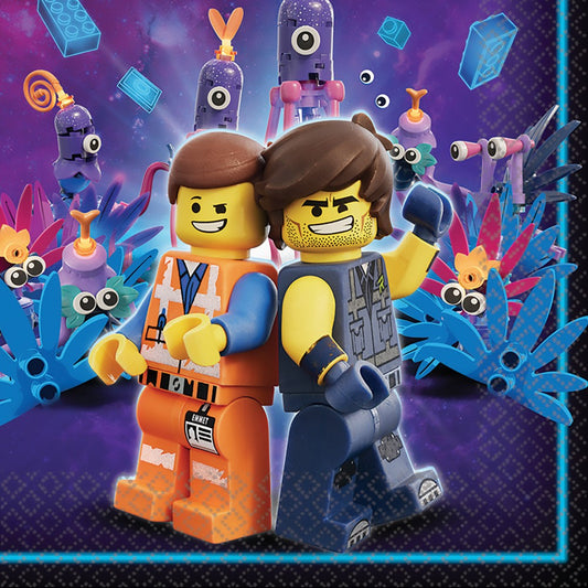 Lego filmas piedzīvojumu salvetes 16 gab. 33x33 cm
