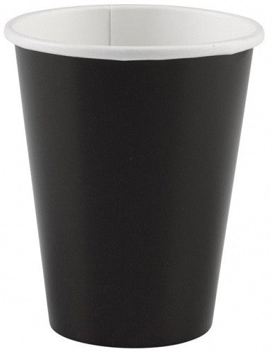 Krāsa Melna Melnas papīra krūzītes 8 gab. komplekts 250 ml