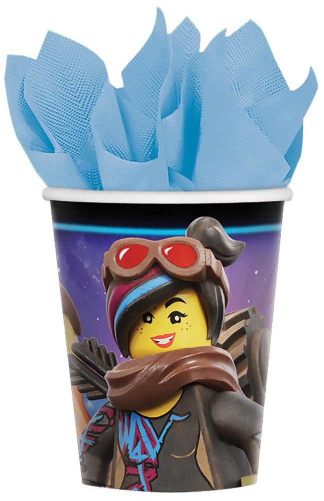 Lego Movie piedzīvojumu papīra krūzītes 8 gab. 266 ml