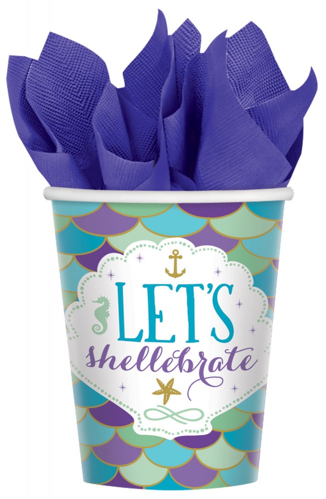 Papīra krūzīšu komplekts "Nāra Shellebrate", 8 gab., 250 ml