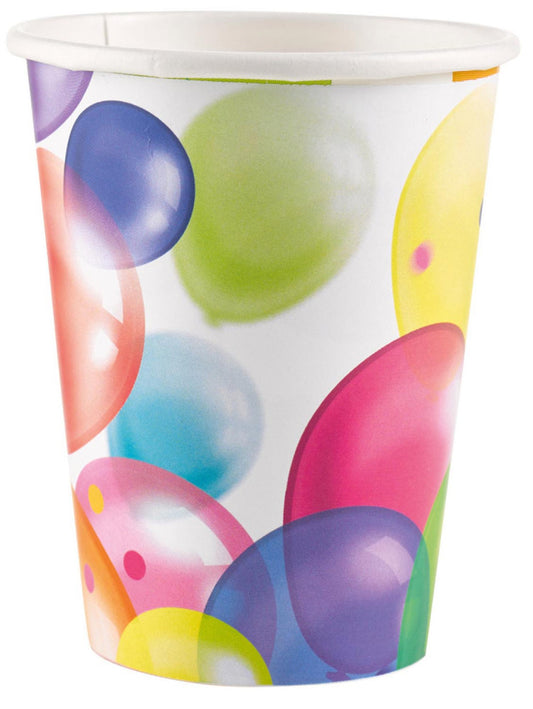 Balonu baloni papīra krūzītes 8 gab. 250 ml