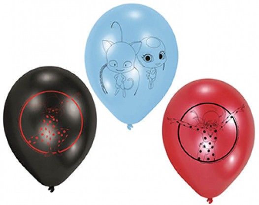 Brīnumainās Mārītes pilsētas baloni 6 gab. 9 collas (22,8 cm)