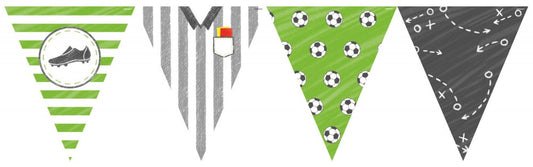 Futbola sitienu ballītes baneru virtene 4 m