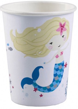 Nāriņas formas čaumalas papīra krūzītes 8 gab. 250 ml