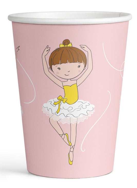 Baleta dejotājas papīra krūzītes 8 gab. 250 ml