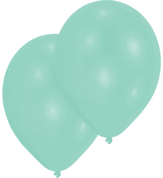 Krāsainie pērļu zilie baloni, 50 gab. 11 collas (27,5 cm)