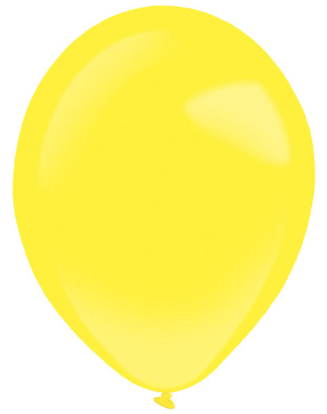 Dzelteni saules dzelteni baloni, 100 gabali, 5 collas (13 cm)