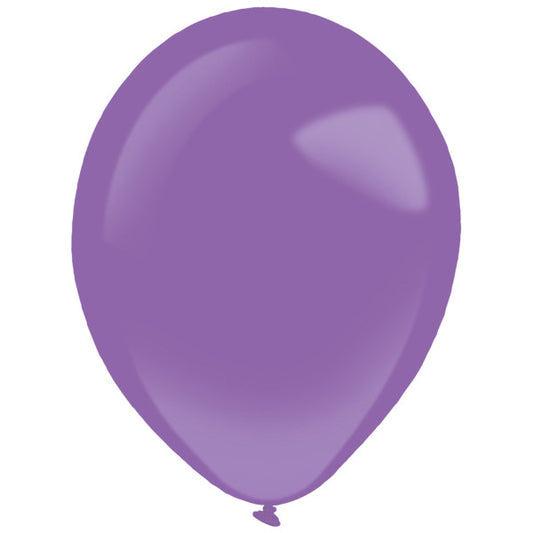 Krāsaini jauni violeti baloni, 100 balonu iepakojumā, 13 cm (5 collas)