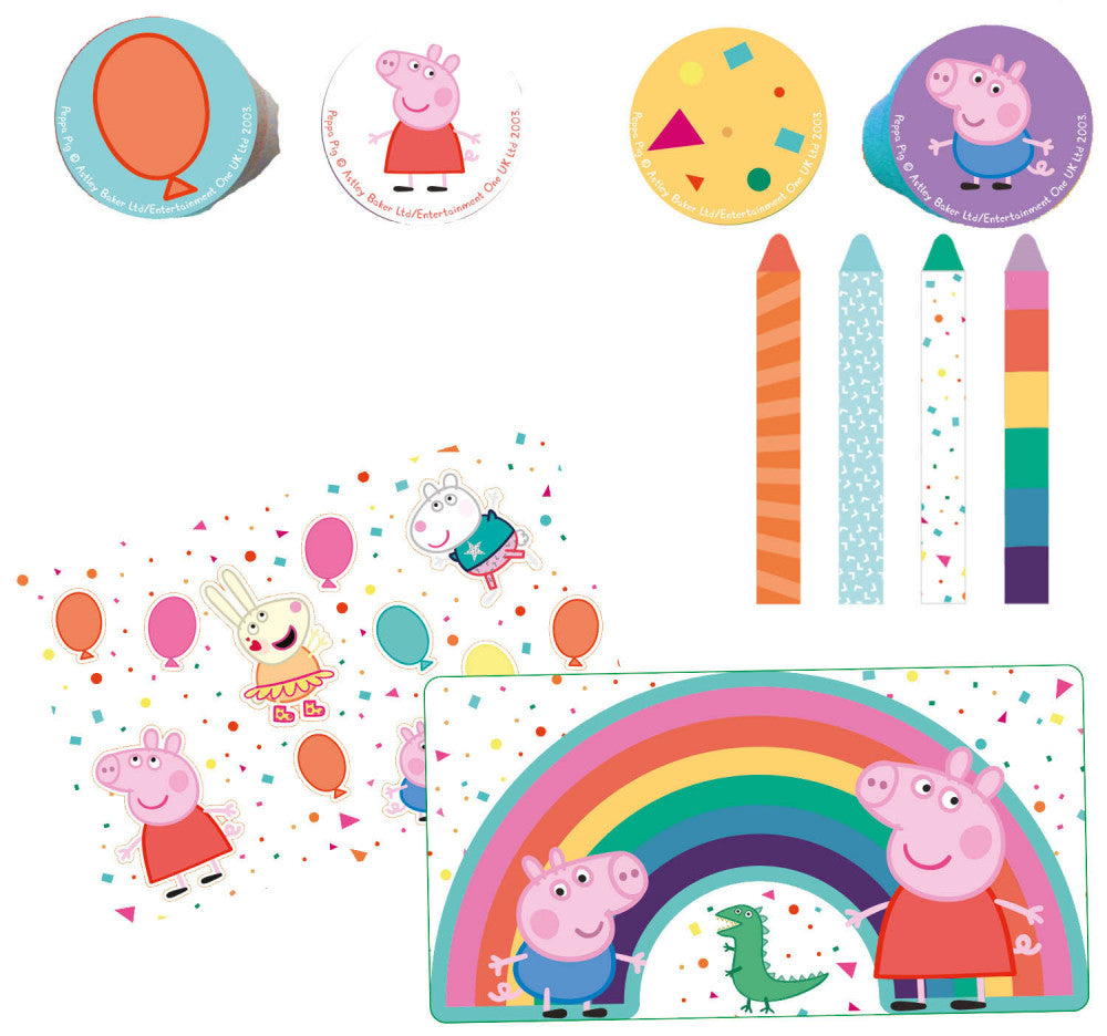 Peppa Pig konfeti kancelejas piederumu komplekts (16 gab.)