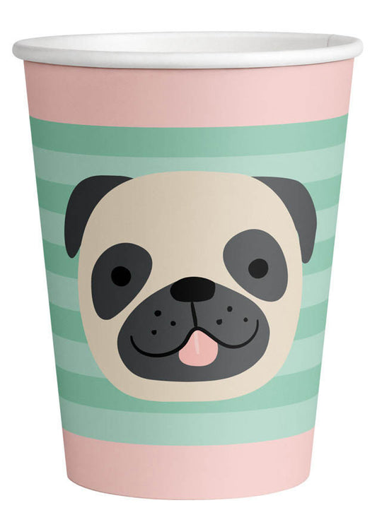 Mājdzīvniekiem paredzētas papīra krūzītes "Hello Pets" 8 gab. 250 ml