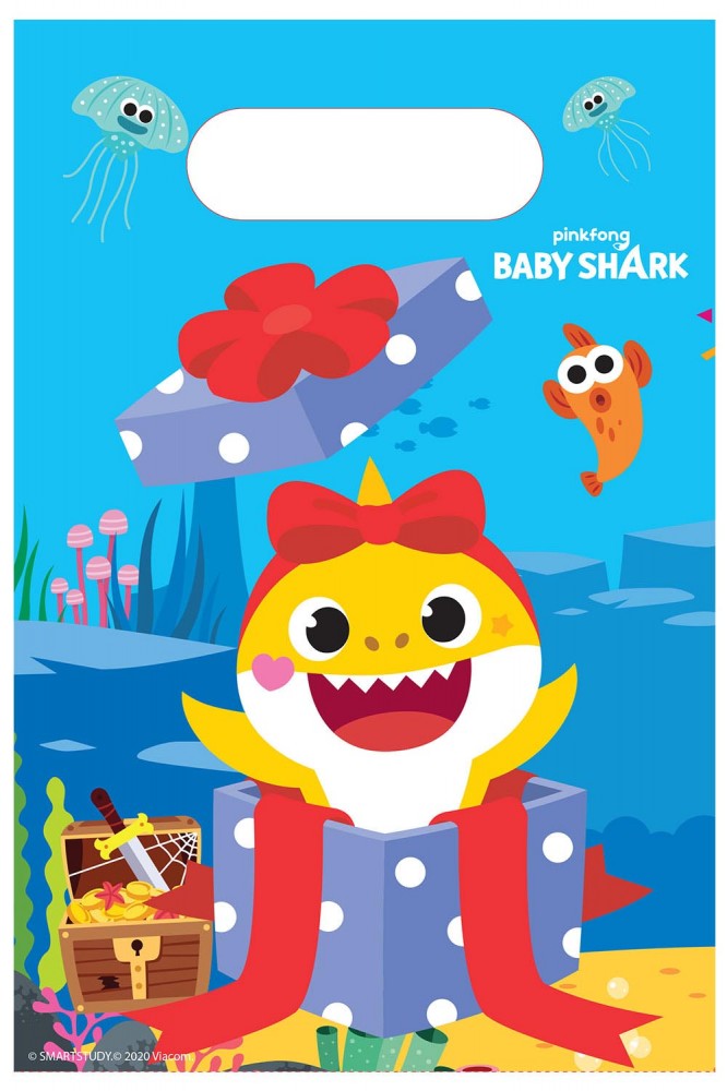 Baby Shark Music dāvanu maisiņu komplekts (8 gab.)
