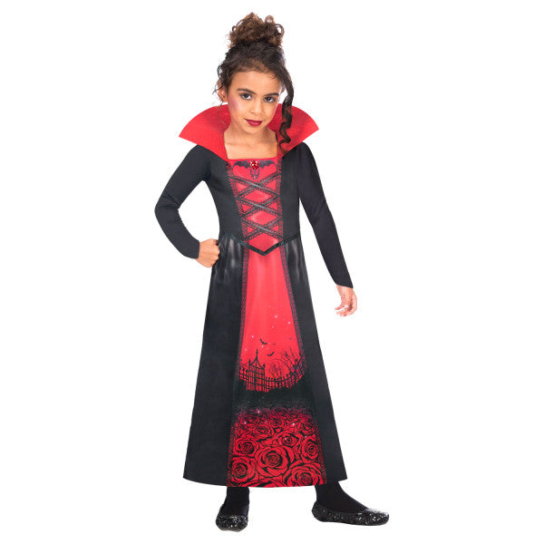 Helovīna rozes vampīra kostīms 4-6 gadi