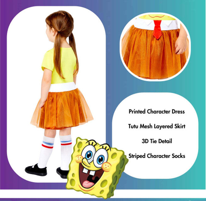 SpongeBob meitenes kostīms 4-6 gadi