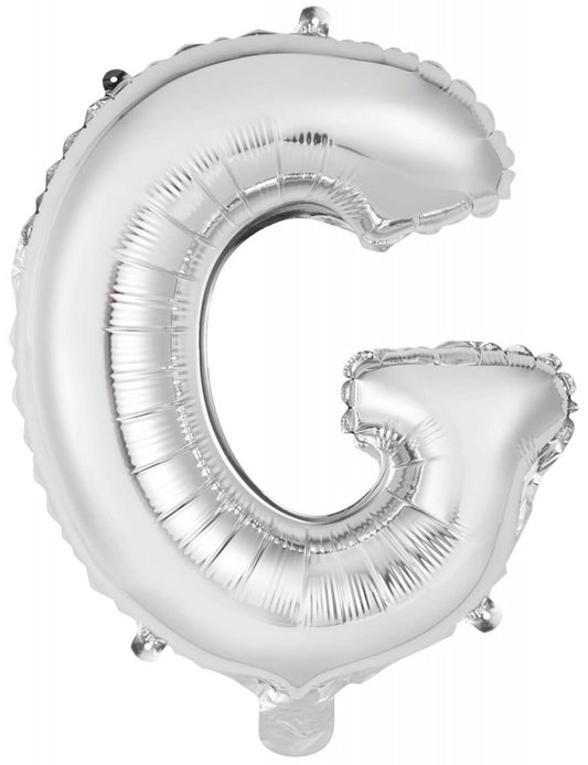 Folijas balons ar ciparu, burtu G, 45 cm