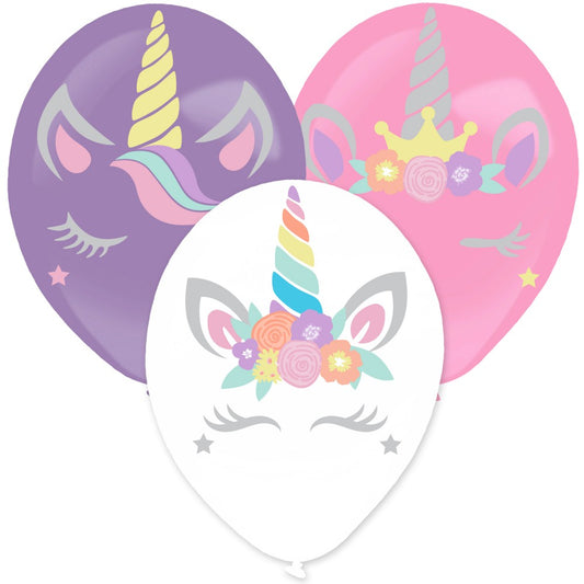 Vienradža burvju balons, 3 daļu komplekts ar aksesuāriem 14 collas (35,5 cm)