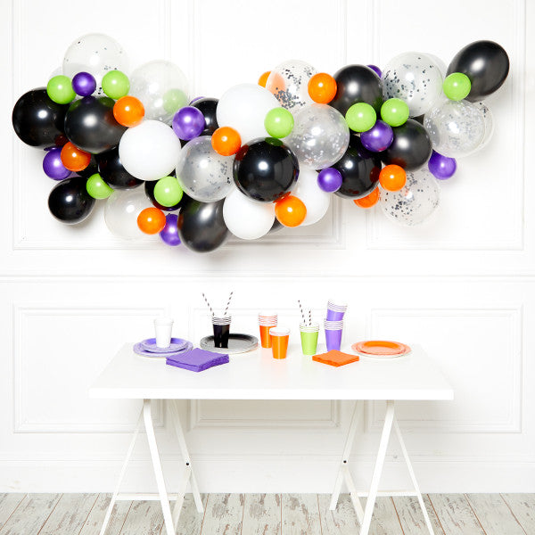 Helovīna mistiskais balons, vītņu komplekts ar 70 baloniem