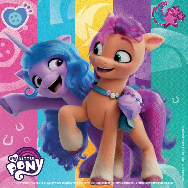 My Little Pony jaunās paaudzes salvetes 16 gab. 33x33 cm