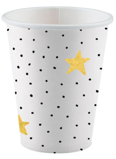Baby Gold Hello papīra krūzītes 8 gab. 250 ml