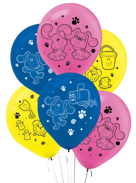 Blue's Clues Fun balonu komplekts, 6 gabali, 11 collas (27,5 cm)