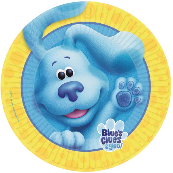Blue's Clues Fun papīra šķīvji 8 gab. 23 cm
