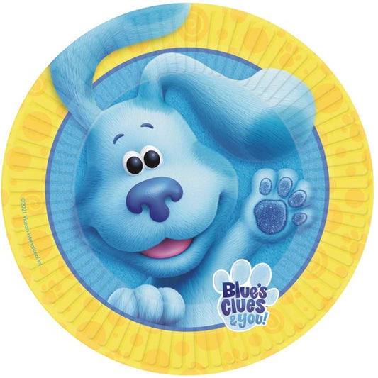 Blue's Clues Fun papīra šķīvji 8 gab. 23 cm