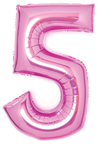 Folijas balons "Cipars 5", 66 cm