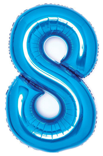 Folijas balons "Cipars zils", 66 cm