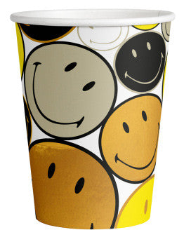 Emoji Smiley Originals papīra krūzītes 8 gab. 250 ml