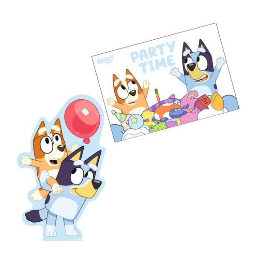 Bluey Joke Ball ielūgumi 8 gab.