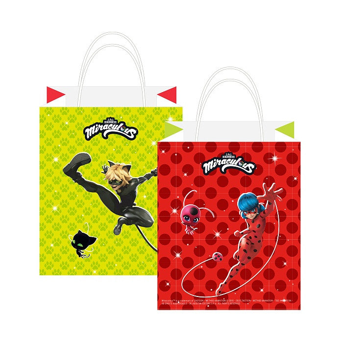 Miraculous Ladybug Kwami papīra dāvanu maisiņi, 8 gab. iepakojumā
