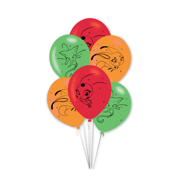 Brīnumainā mārītes Kwami balons, 6 gabali 11 collas (27,5 cm)