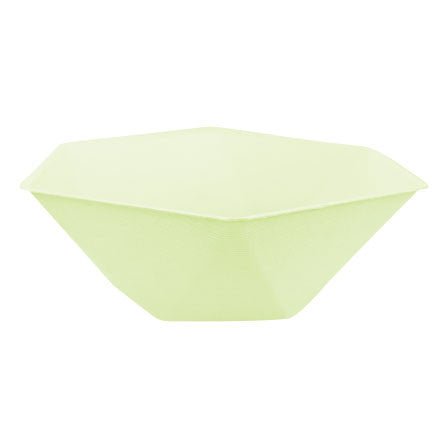 Colour Vert Decor zaļš sešstūrainu dziļu šķīvju komplekts, 6 gab. - 15,8 cm