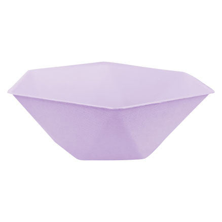 Colour Vert Decor violets sešstūrainu dziļu šķīvju komplekts, 6 gab. - 15,8 cm