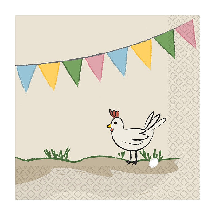 Salvetes "Farm Party" 16 gab. 25x25 cm