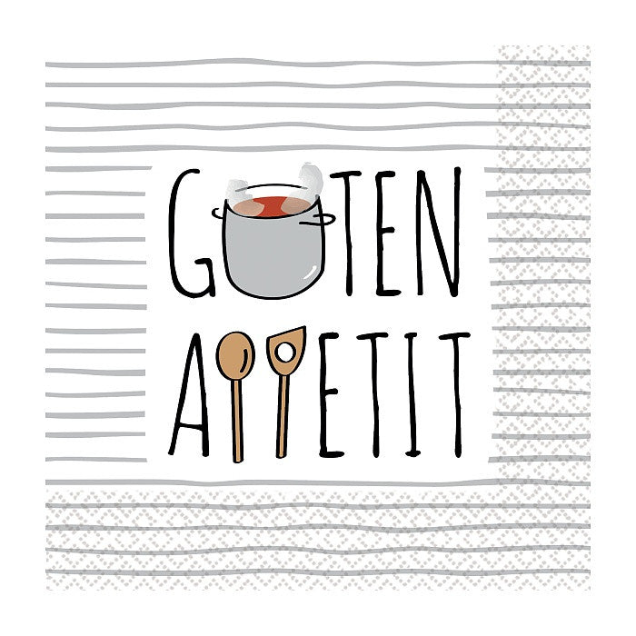 Food Guten apetītes salvetes 16 gab. 33x33 cm